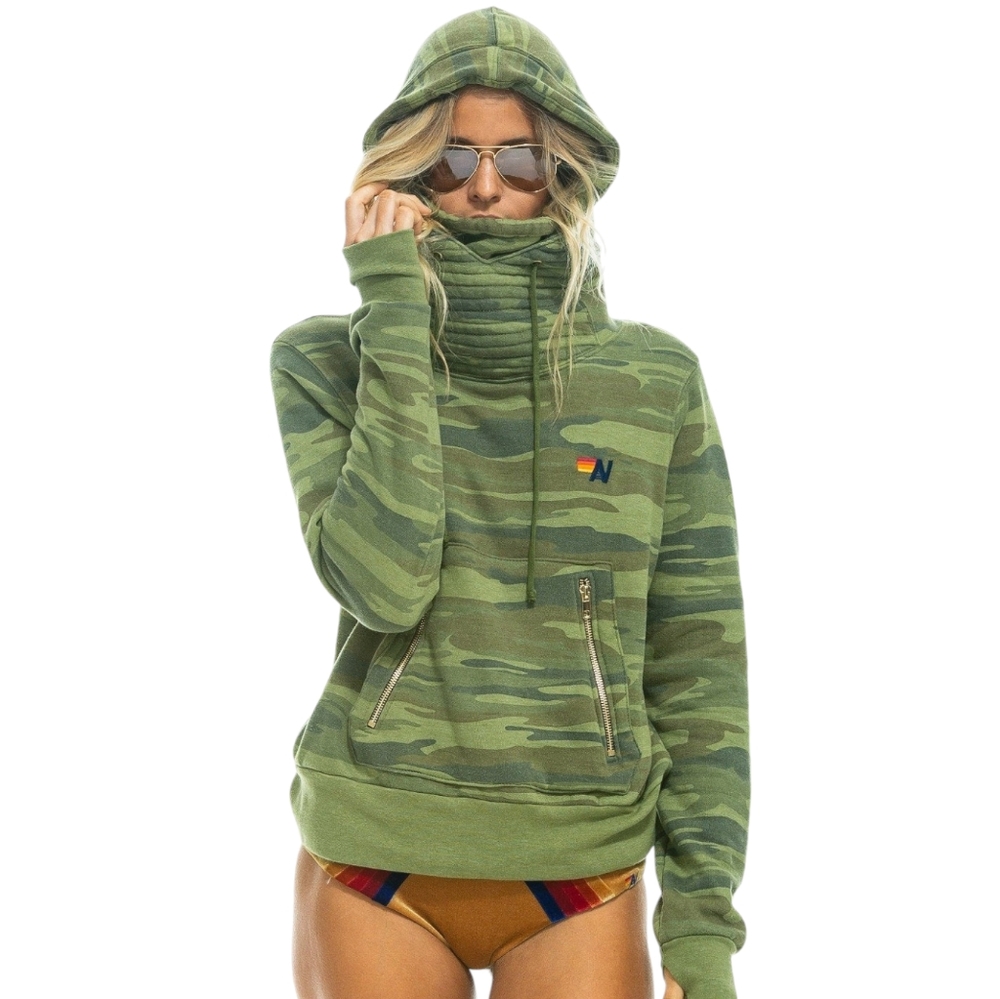 Aviator Nation Olive Camo Hoodie